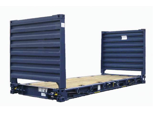 20ft flat rack container