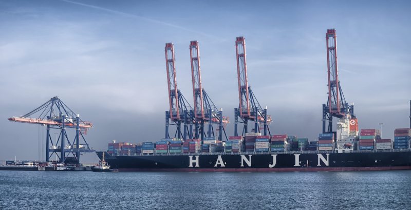 Hanjin container ship netherlands